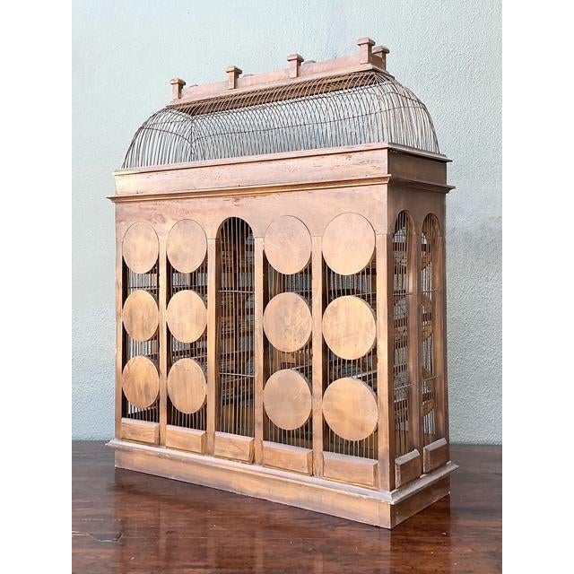 Vintage Gothic Bird Cage Wine Rack For Sale - Image 10 of 12