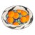 1980s California Arts and Crafts Oval Platter With Oranges For Sale