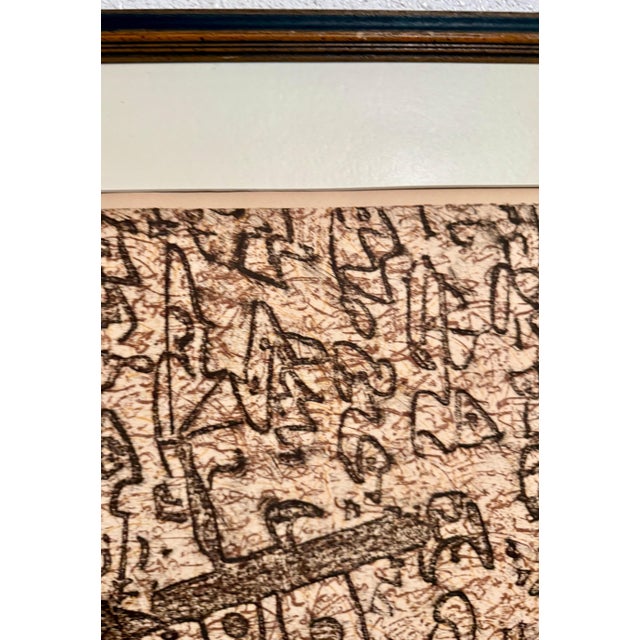 Max Ernst, Max Ernst Dada Surrealist Hand Signed Lithograph Poster for a Jewish Museum, 1966 For Sale - Image 13 of 17