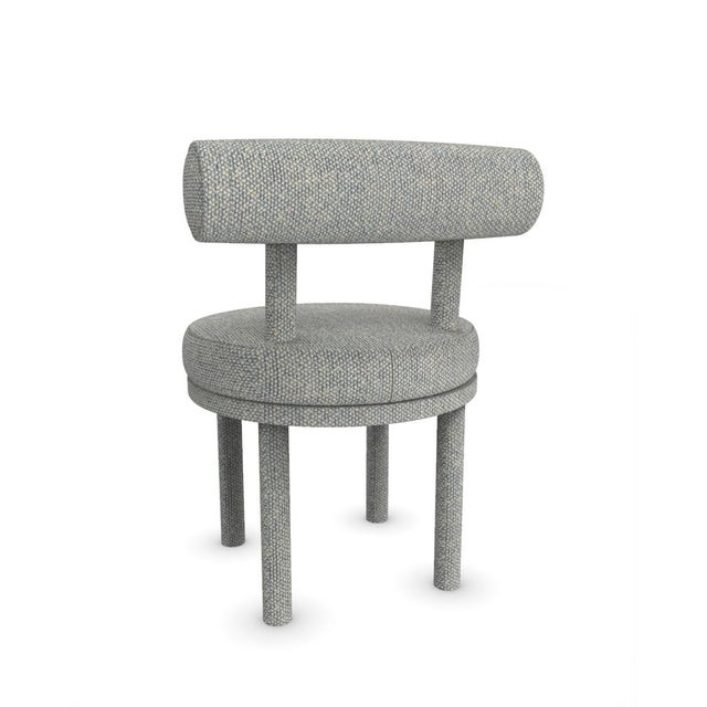 Moca Chair in Safire 12 Fabric by Studio Rig for Collector For Sale - Image 4 of 7