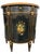 Late 20th Century Theodore Alexander Louis XVI Style Hand-Painted Black & Gilt Demilune Cabinet For Sale In Charlotte - Image 6 of 12