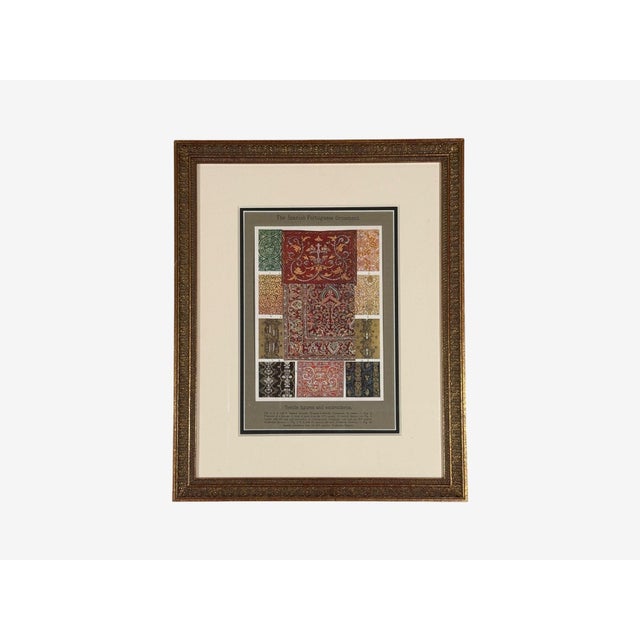 Red Antique Renaissance, Six Framed Antique Ornament Prints, 20th C. For Sale - Image 8 of 16