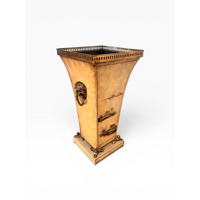 Early 21st Century Late 1990s Theodore Alexander Chinoiserie Planter For Sale - Image 5 of 13