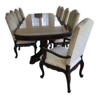 Century Dining Table & Chairs - Set of 11 For Sale