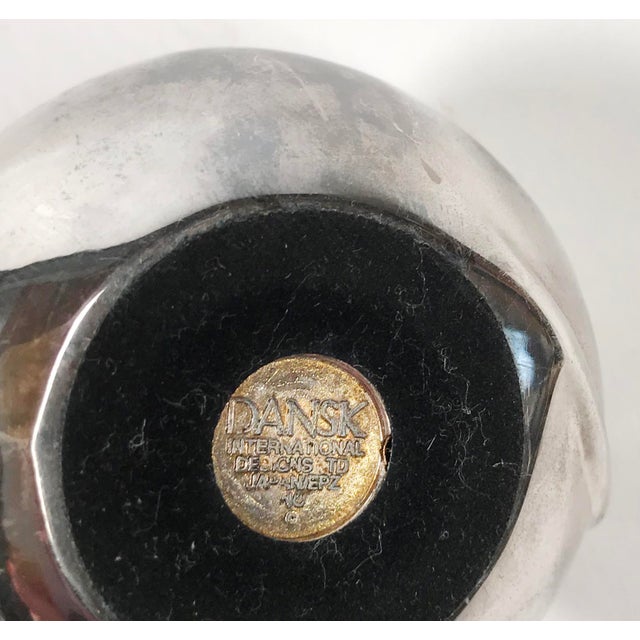 Silver Vintage Dansk Silver Plate Bull Paper Weight For Sale - Image 8 of 8