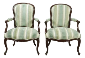 Late 18th Century Pair of George III Open Armchairs