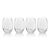 Malden Optic Stemless All-Purpose Glasses - Clear, Set of 4 For Sale - Image 4 of 4
