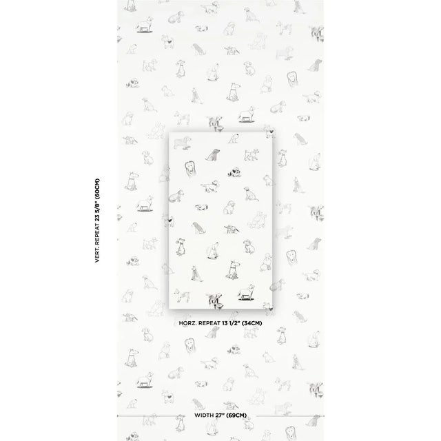 Part of the New Yorker Collection, Good Dogs Everywhere is a delightful wallpaper featuring beloved canines that have...