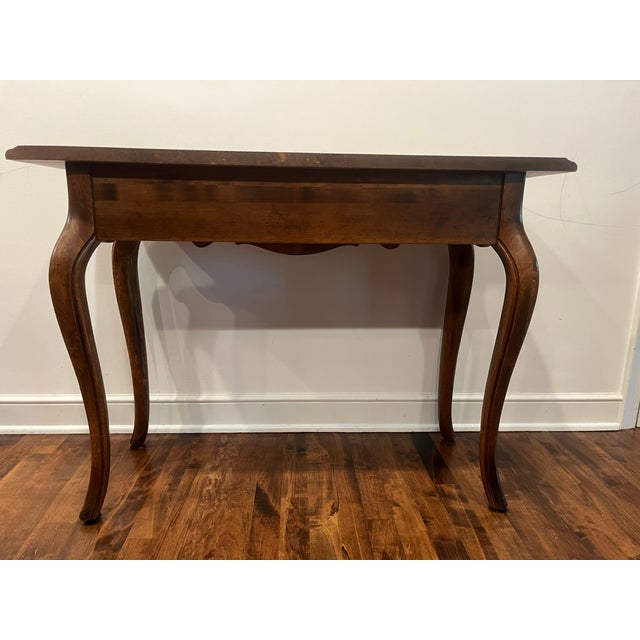 2000 - 2009 Ethan Allen Country French Single Drawer Console Table For Sale - Image 5 of 9