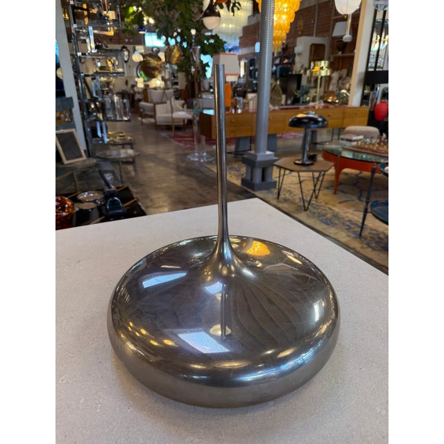 1970s Polished Metal Sculptural Flower Vase, Italy, 1970s For Sale - Image 5 of 5