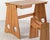 1960s Vintage Swedish Desk and Stool by Gilbert Maklund, 1960s, Set of 2 For Sale - Image 5 of 5