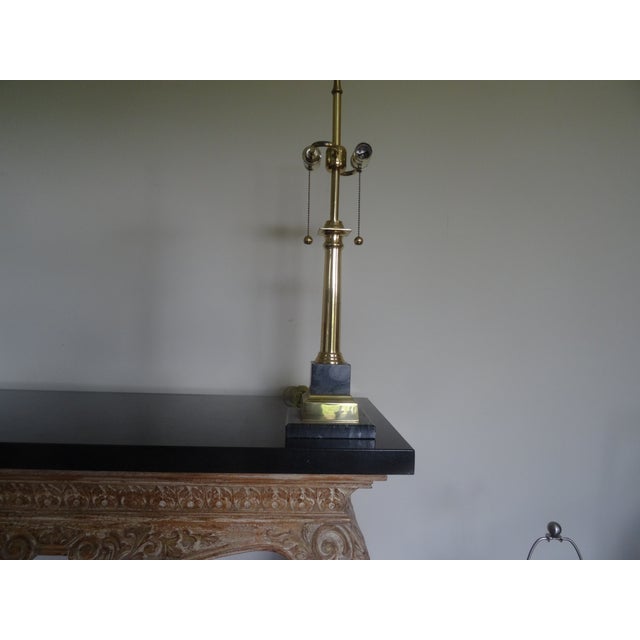Traditional Late 20th Century Classic Chapman Style Column Lamp For Sale - Image 3 of 6