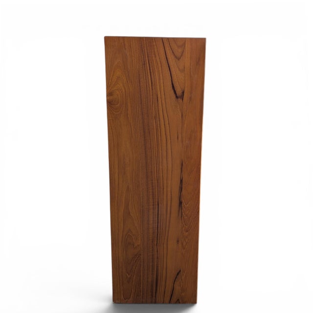Small Vintage Danish Modern Teak Bookcase For Sale - Image 4 of 17