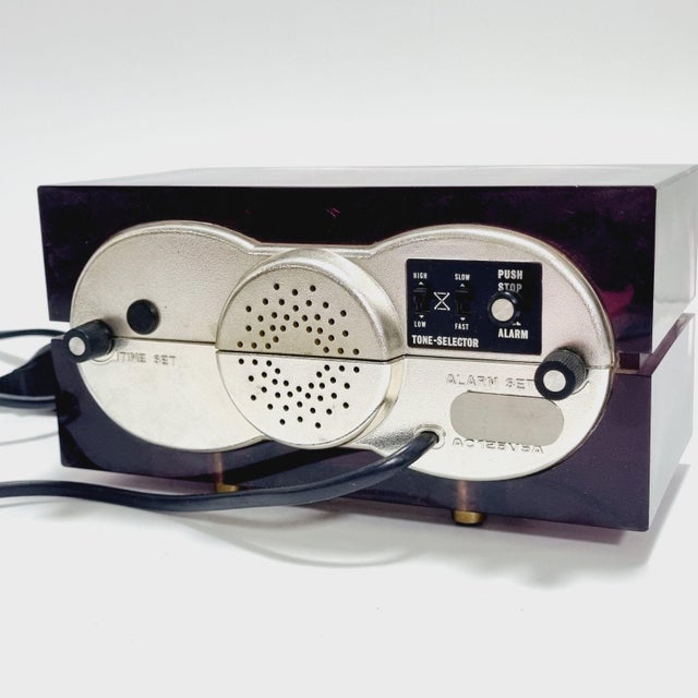 Space Age Japanese DS-100 Table Clock from Hiterior, 1970s For Sale - Image 9 of 16