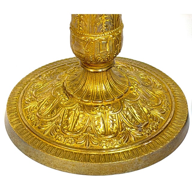 Pair Charles X Ormolu Candlesticks, France, Atrib. Pierre-François Feuchère For Sale - Image 17 of 18