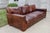 Authentic Restoration Hardware Maxwell leather sofa in a rich brown leather with a beautiful patina. This is the classic...