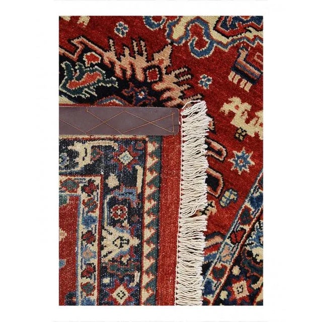 Pasargad Red Color Fine Hand Knotted Persian Bidjar For Sale - Image 4 of 5