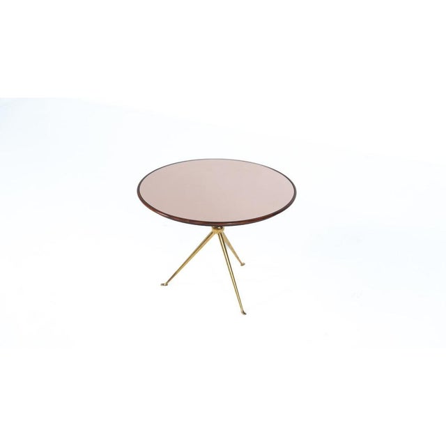 Osvaldo Borsani Tripod Side Table attributed to Osvaldo Borsani for Arredamenti Borsani, Italy, 1950s For Sale - Image 4 of 13