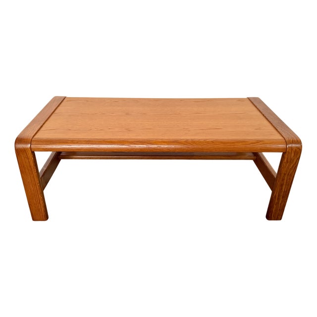 Danish Oak Coffee Table, 1960s For Sale