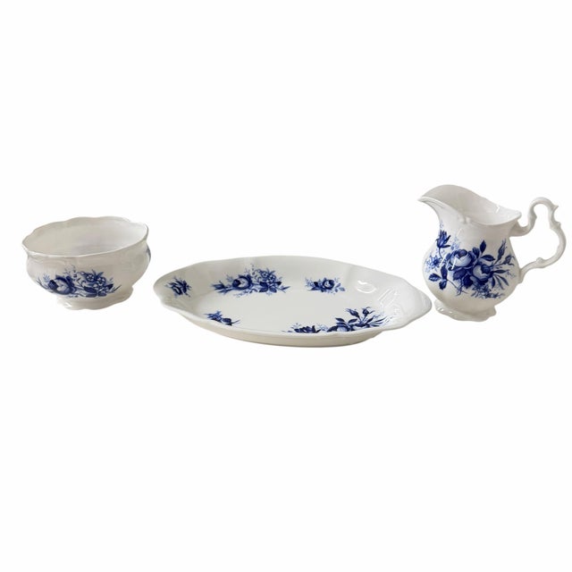 Royal Albert Vintage Royal Albert Connoisseur Creamer, Open Sugar and Tray - Set of 3 For Sale - Image 4 of 4