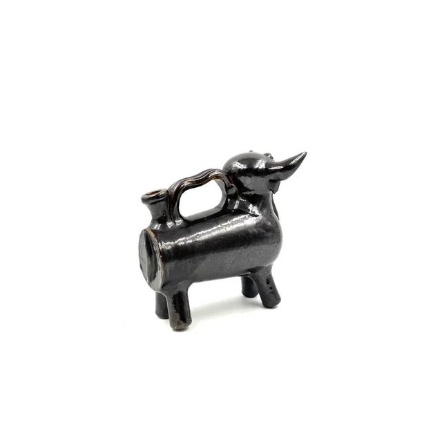 Mediterranean Style Bull-Shaped Jug Sculpture, France, 1970s For Sale - Image 9 of 16