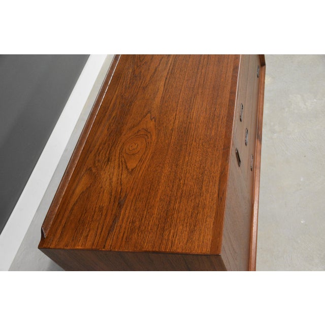 Wood 1960s Refinished Arne Vodder for Sibast 54” Teak Credenza For Sale - Image 7 of 11