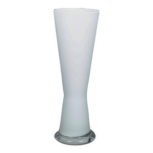 White Cased Orrefors Vase, Signed, Sweden