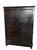 Exceptional Baker Furniture “Milling Road” Hildebrand armoire or storage cabinet crafted in a rich dark mahogany finish...