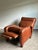 Late 20th Century Comfort Design Cognac Leather Recliner Lounge Chair For Sale In Charlotte - Image 6 of 7