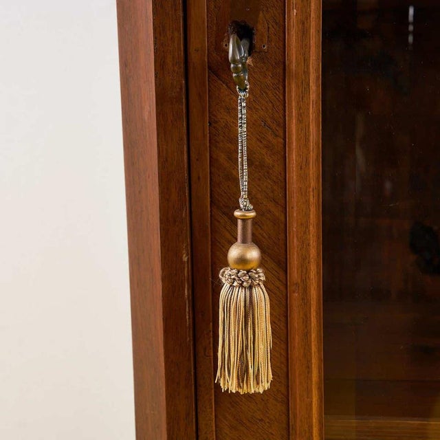 Antique Bookcase with Cut Glass For Sale - Image 4 of 16