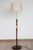 Vintage Scandinavian Floor Lamp in Wood and Gilded Brass with Beige Lampshade, 1960s For Sale - Image 11 of 12