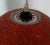 Vintage Red Plastic Ceiling Lamp, 1970s For Sale - Image 3 of 5