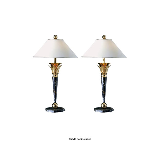 Banci Brass and Marble Table Lamps, 1970, Set of 2 For Sale - Image 18 of 18