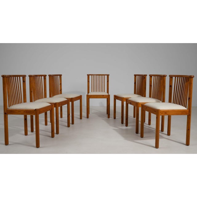 Cream 19th Century France Modern Cream Wood Dining Chair For Sale - Image 8 of 11