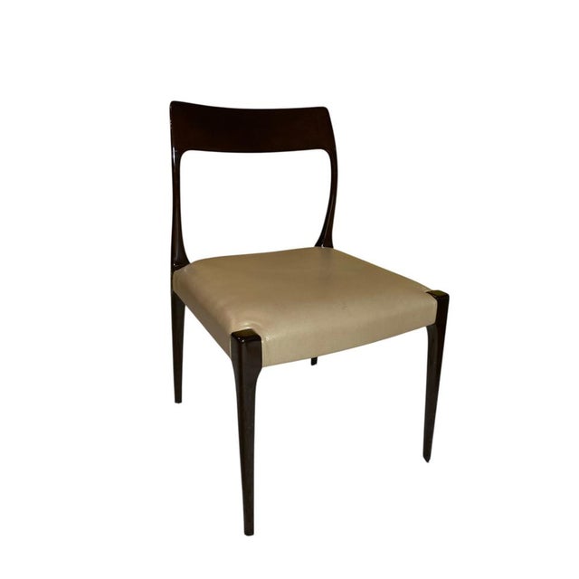 Wood Mid-Century Modern Laskasa Karen Laquered Dining Chairs, 2000, Set of 6 For Sale - Image 7 of 13