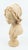 French Country Large Vintage Italian Bust of a French Peasant Girl on Pedestal – Signed "Paris Grinam Niam" For Sale - Image 3 of 6