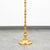 Vintage Mid Century Modern Floor Lamp Lighting Brass Gold Ribbed Maximalist For Sale - Image 9 of 12