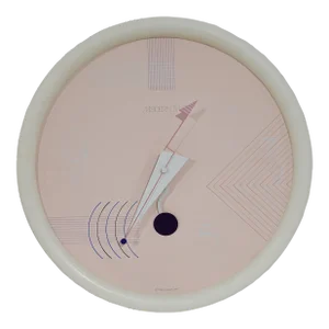 1980s Postmodern Wall Clock by Niclo