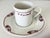 Maxim’s de Paris Porcelain Espresso Cups and Saucers, Set of 2, Art Nouveau Style A charming set of espresso cups and...