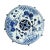 Indigo Blue Fish Floral Ceramic Stool For Sale - Image 4 of 10