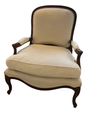 Upholstered Accent Bergere Chair