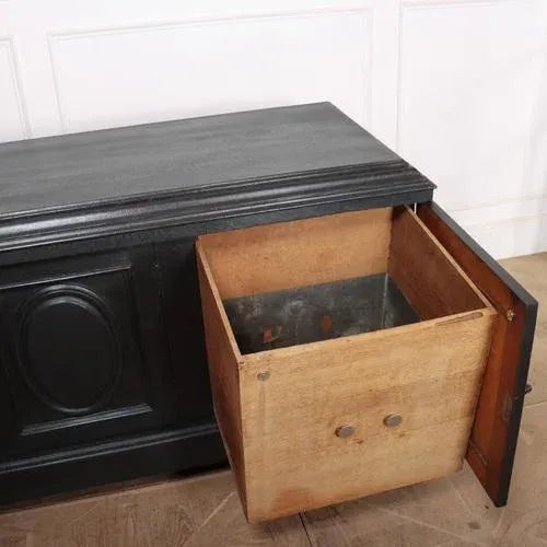 Wood Antique English Painted Base For Sale - Image 7 of 8