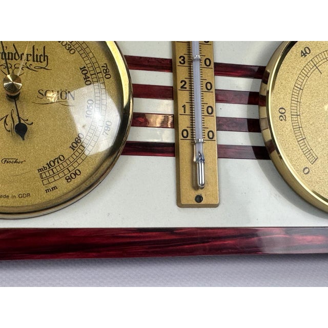 Mid-Century German Weather Station, 1980s For Sale - Image 4 of 11