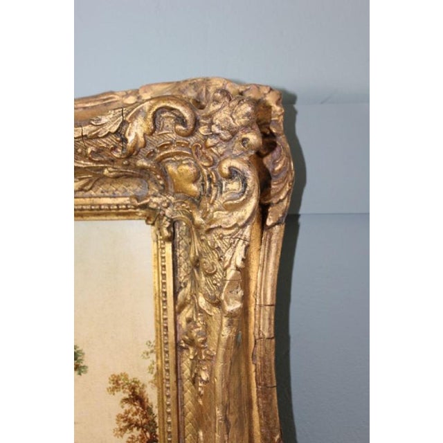 Arcadian Ruins, Goatherd, Manner of Claude Lorrain, 1800s, Oil on Canvas For Sale - Image 10 of 18