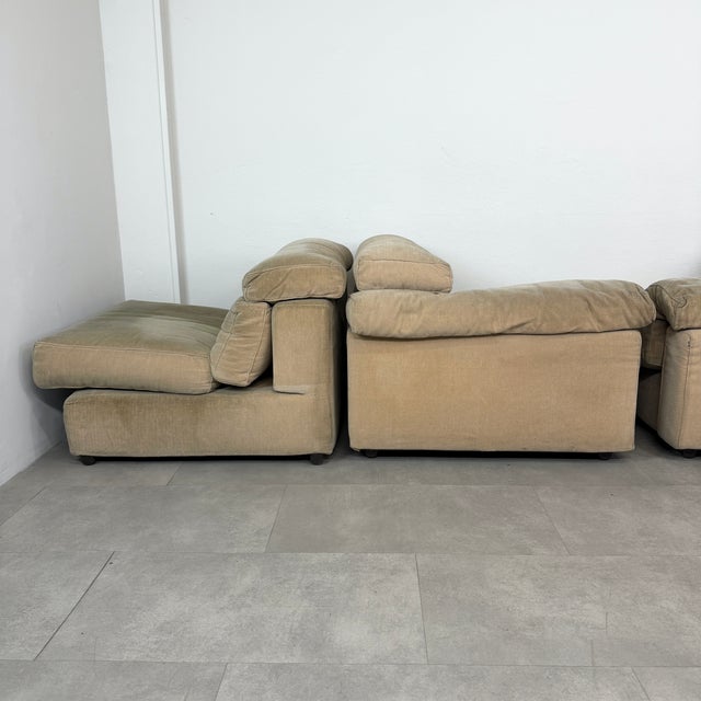 Vintage Modular Sofa by A. and T. Scarpa for B&B Italia, 1975, Set of 4 For Sale - Image 11 of 18