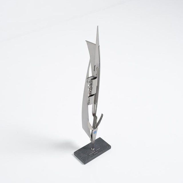 Metal Sculpture by Freddy Beernaert For Sale - Image 9 of 18
