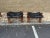 Pair of Vintage Vinyl Seat Brass Inlaid Camel Saddle Stools For Sale In Washington DC - Image 6 of 12