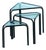 Minimalist Triangular Nesting Tables, 1980s, Set of 3 For Sale