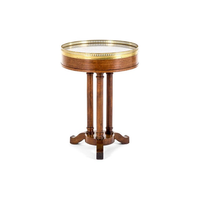 Antique French Gueridon Table with Marble Top, 1800s For Sale - Image 12 of 12