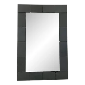 Modern Paneled Slate Wall Mirror